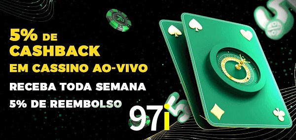 Promoções do cassino ao Vivo 97i